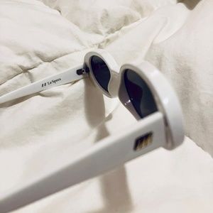 Le Specs Outta Love Sunglasses - White